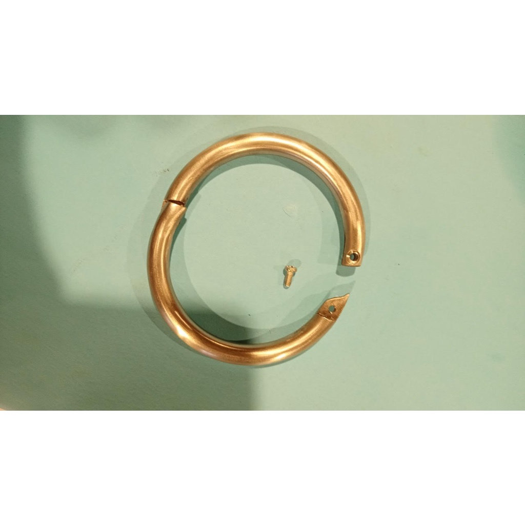 Vòng xỏ mũi bò inox 304 xỏ mũi gia xúc thép không gỉ trọng tải 1000kg