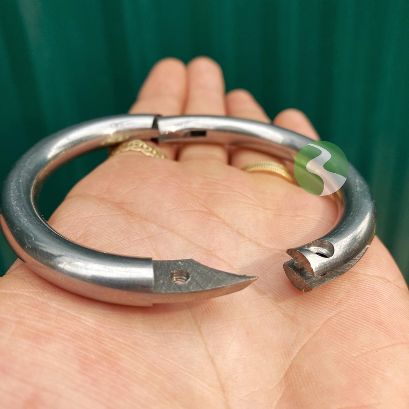 Vòng xỏ mũi bò inox 304 xỏ mũi gia xúc thép không gỉ trọng tải 1000kg