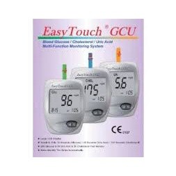 Máy đo 3 in 1 đường huyết,mỡ máu,gout easy touch gcu et322