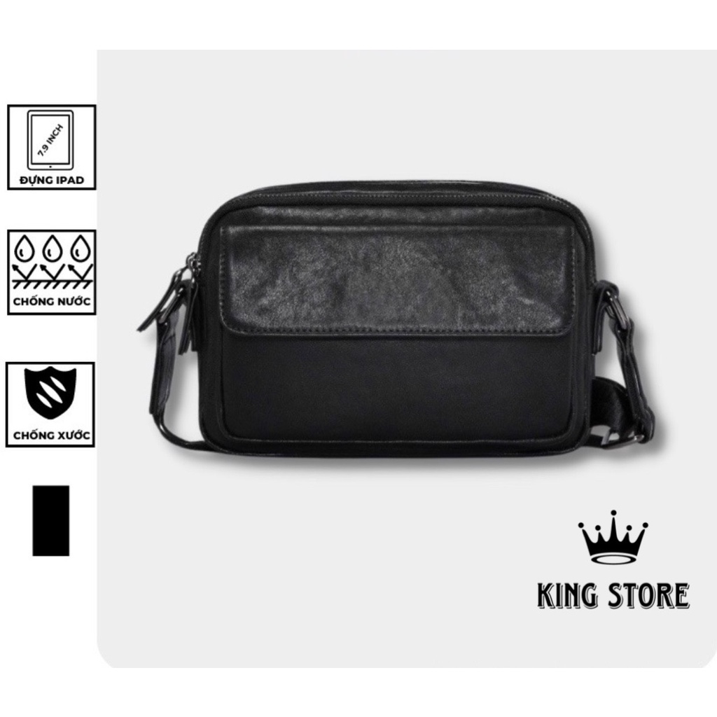 Túi đeo chéo nam nữ da thời trang unisex phong cách chất liệu cao cấp