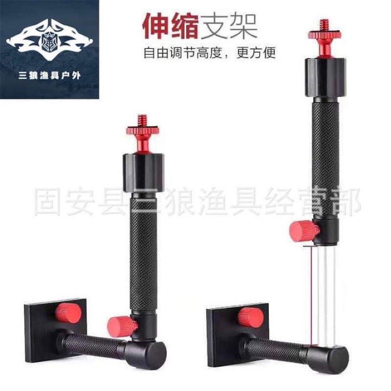 (RẺ)Pat gắn đèn trợ sáng - Lắp thùng câu chuyên dụng(Hợp kim dày dặn).