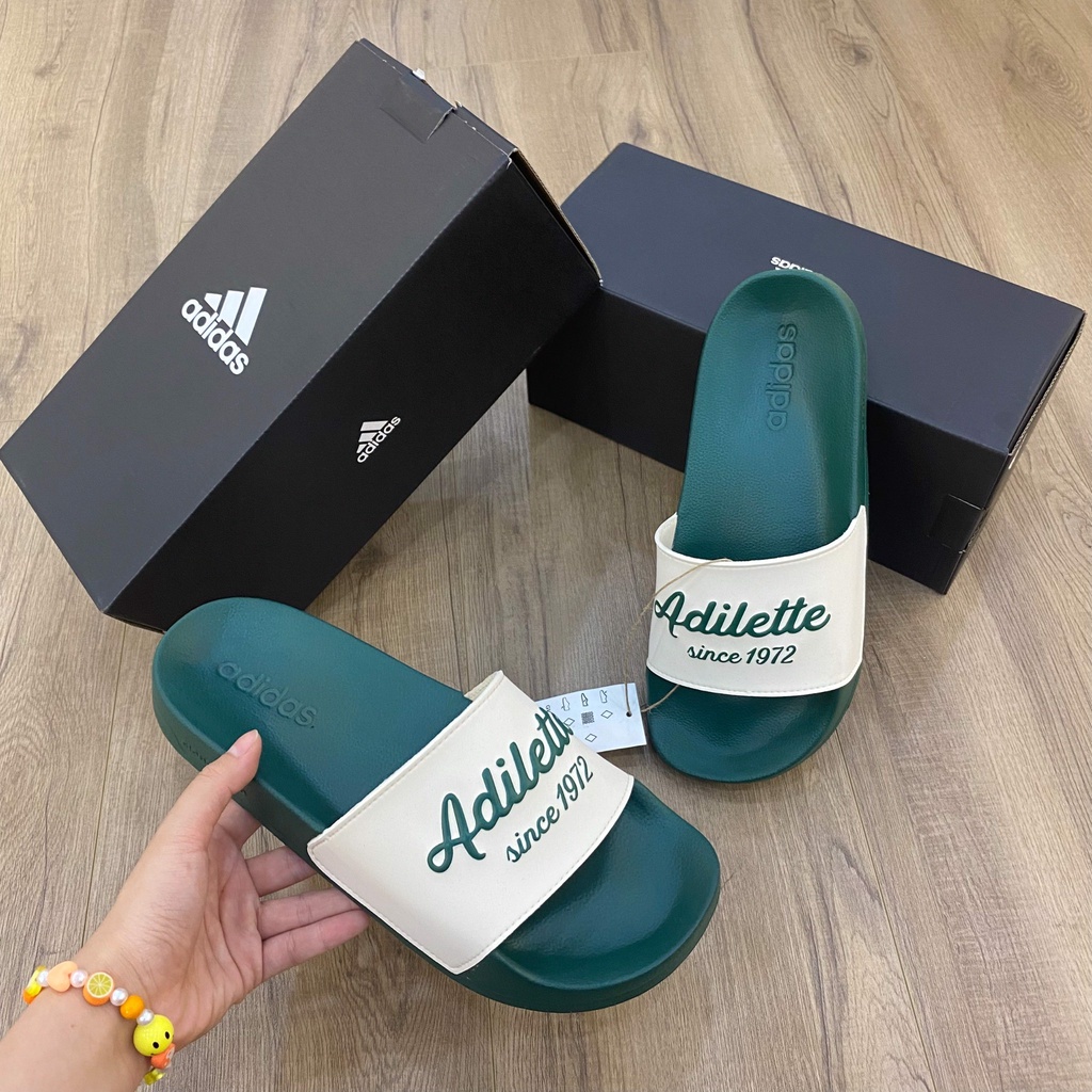 Dép ADIDAS Chữ Thập Đế Chữ 2 Lớp, Dép nam Adidas đúc - Dép Quai Ngang Nam Nữ Thời Trang Cao Cấp Hottrend 2023