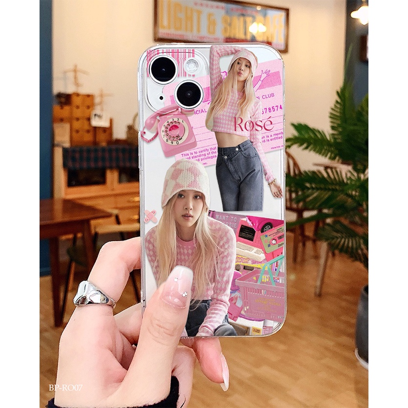 Ốp lưng LISA x RÓSE Black Pink PIUB09 PIUB10 Iphone 6/6s/7/8/plus/SE2020/X/Xs/XSmax/11/12/13/14/pro/promax