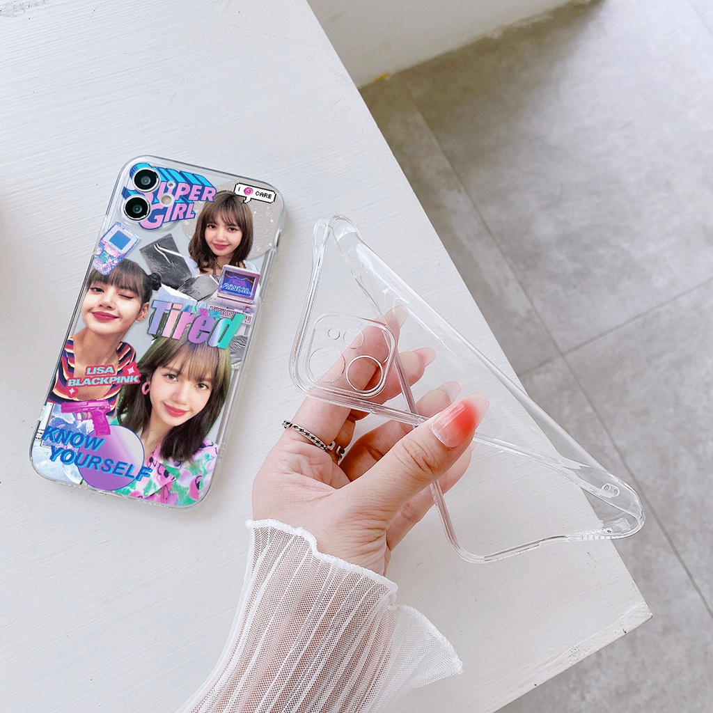 Ốp lưng LISA x RÓSE Black Pink PIUB09 PIUB10 Iphone 6/6s/7/8/plus/SE2020/X/Xs/XSmax/11/12/13/14/pro/promax