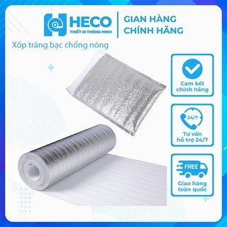 Cuộn Xốp PE OPP Tráng Bạc Các Loại 1m x 1m Dày 2mm,5mm,10mm,20mm Cách Nhiệt Bảo Ôn, Cách Âm, Lót Sàn Gỗ, Chống Nóng
