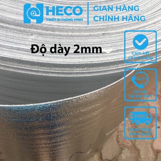 Cuộn Xốp PE OPP Tráng Bạc Dày 2mm x 1m x 1m Cách Nhiệt Bảo Ôn, Cách Âm, Lót Sàn Gỗ, Chống Nóng
