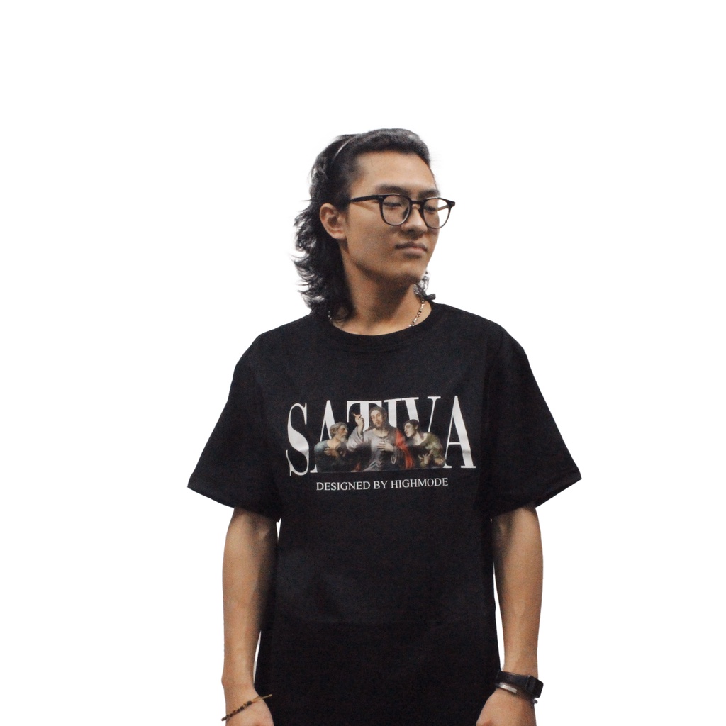 Áo thun HIGHMODE "SATIVA" - Form Boxy Oversize, 100% cotton 2 chiều, unisex nam nữ