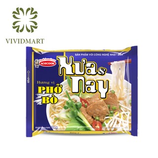 - acecook - phở xưa & nay: phở bò xưa và nay / phở bò xưa & nay / phở ăn liền xưa & nay hương vị bò