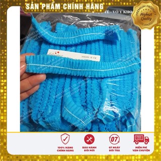 Nón giấy y tế (nón con sâu) - bịch 100 cái