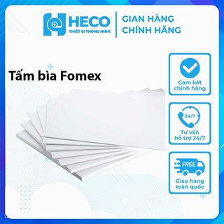Tấm bìa fomex 3mm a4 trắng làm mô hình kiến trúc, decal, tranh, kệ tủ handmade..