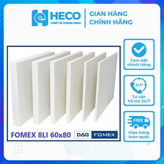 Tấm Bìa FOMEX 8mm A1 (60x80cm) Trắng Làm Mô Hình Kiến Trúc, Decal, Tranh, Kệ Tủ Handmade..