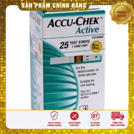 Hộp 25 que thử đường huyết Accu-check Active