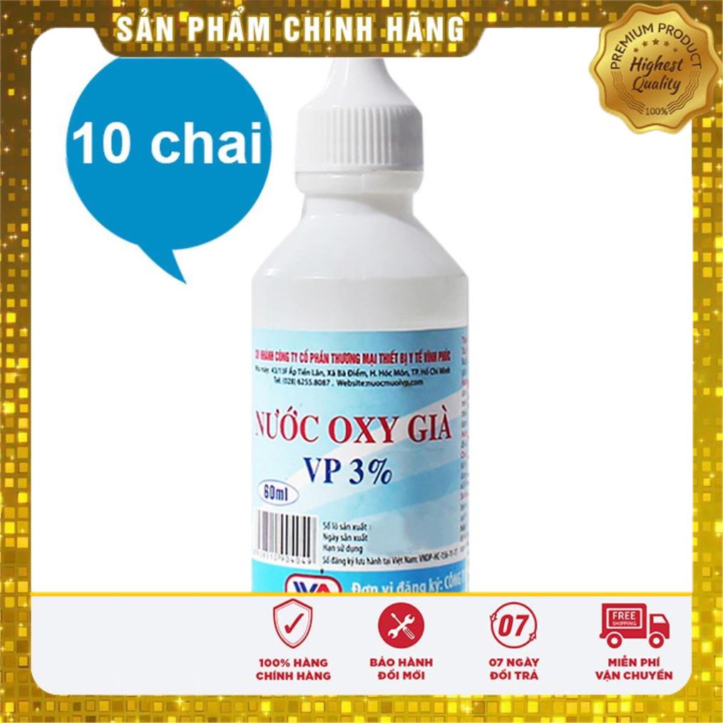 Nước Oxy Già VP 3% (Lốc 10 Chai)