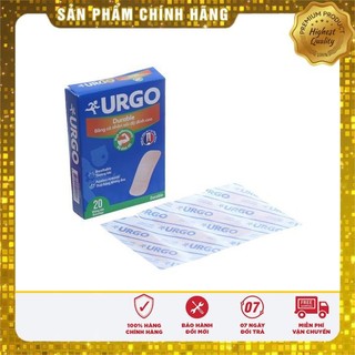 Băng cá nhân  Urgo Durable hộp 20 miếng