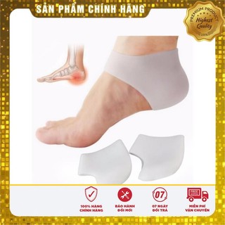 Combo 2 bộ miếng bảo vệ gót chân Silicon chống nứt gót - Màu Trắng
