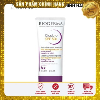 Kem Dưỡng Ẩm Bioderma Hỗ Trợ Phục Hồi, Tái Tạo Da Cicabio SPF50+ Soothing Repairing Care 30ml