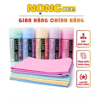 Khăn tắm siêu thấm cho chó mèo - khăn tắm siêu thấm cho thú cưng clean cham
