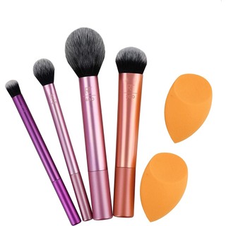 Bộ Cọ RT REAL TECHNIQUES Everyday Essentials Plus With Bonus Miracle Complexion Sponge