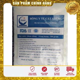 Bông cắt miếng 10cm x 10cm - an lành