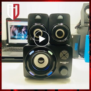 Loa máy vi tính pc bluetooth để bàn chính hãng 2.1 SOUNDMAX 600 loa laptop có dây
