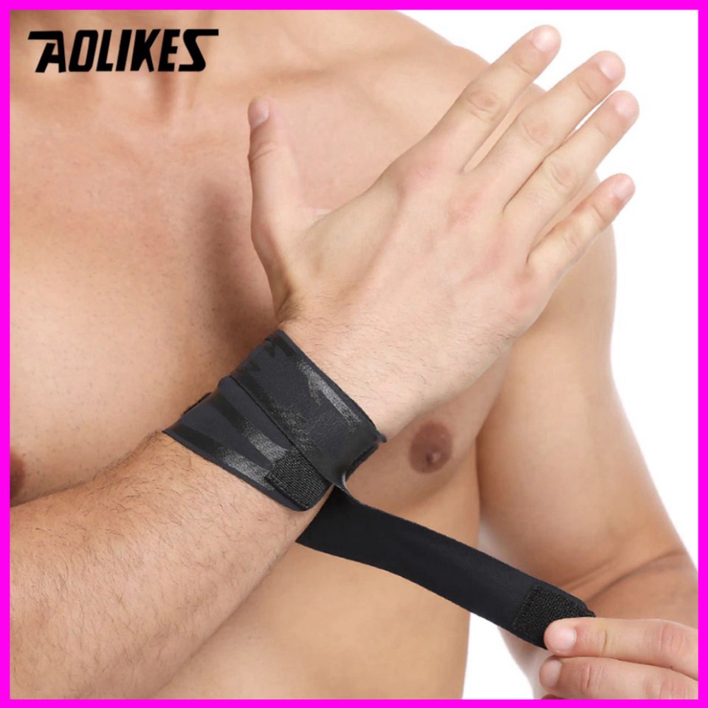 Quấn bảo vệ cổ tay AOLIKES A-7930 đàn hồi thoáng khí Sport wrist protector Băng cổ tay HW-7930 Quấn cổ tay 7930 ddcg3