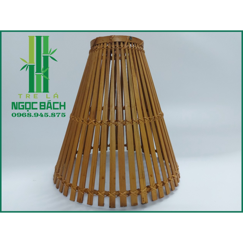 Đèn nơm tre xòe thả trang trí - decor ( Chi tiết size phần mô tả)