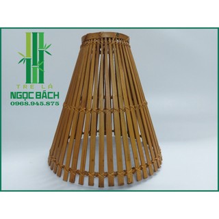 Đèn nơm tre xòe thả trang trí - decor