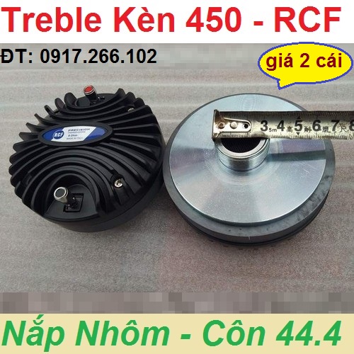 CẶP LOA TRÉP RỜI RCF 450 REN XOÁY CÔM 44.4mm - GIÁ 2 CÁI - TẶNG TỤ ĐỎ 2.2MF XỊN - KHÔNG KEM PHỄU