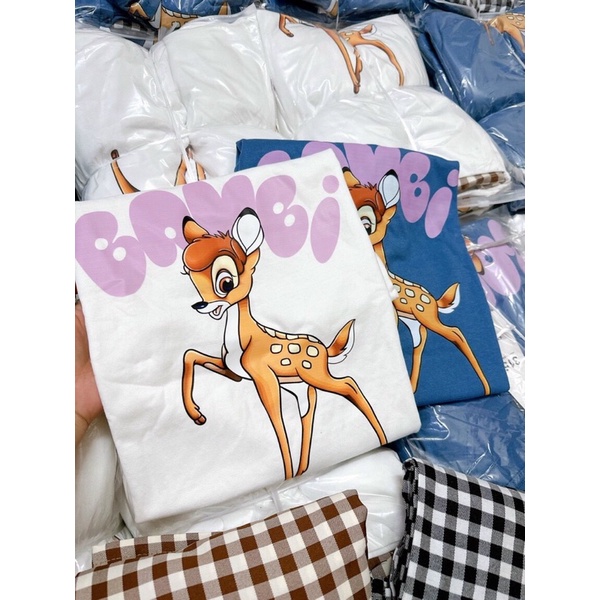 Bộ áo phông cotton quần dài kẻ cho nữ