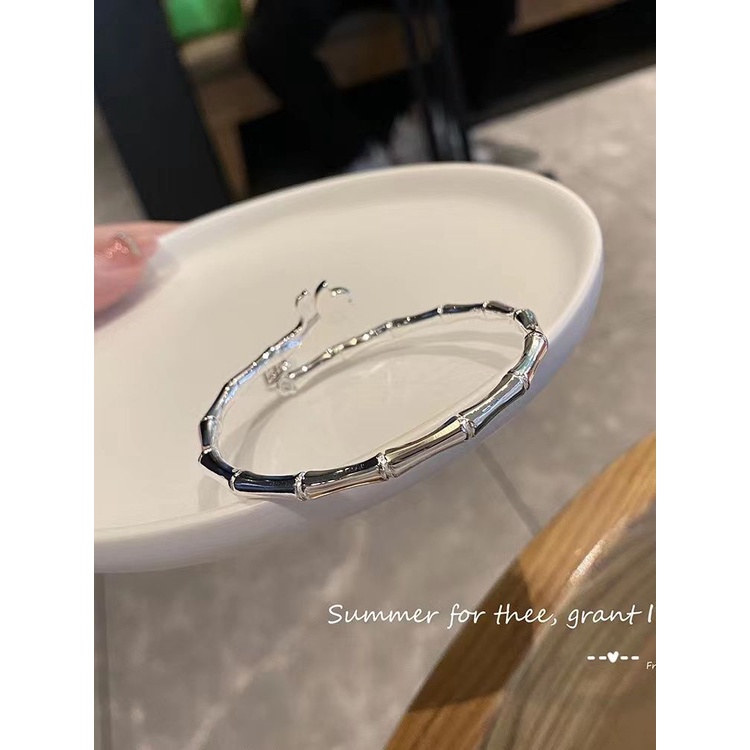 Vòng tay bạc - bạc S925 -hình cây trúc-HOPONO