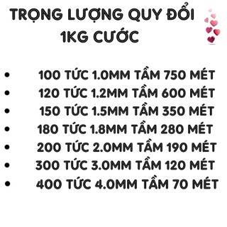 [Đủ sz từ 1ly_3.5ly] Cước Đúc .Cước Cắt Cỏ. Dây Thả Diều