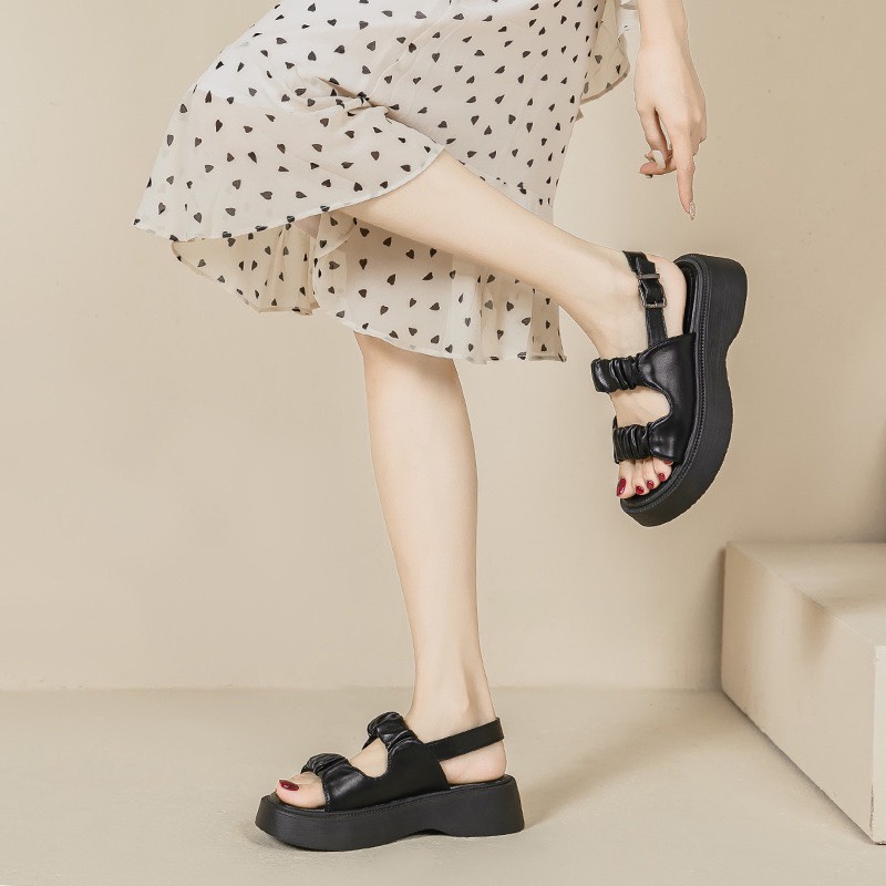 [Hàng QC Loại 1] Sandal Nữ OWZIN 4Cm Đế Chấu êm