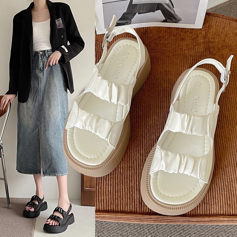 [Hàng QC Loại 1] Sandal Nữ OWZIN 4Cm Đế Chấu êm