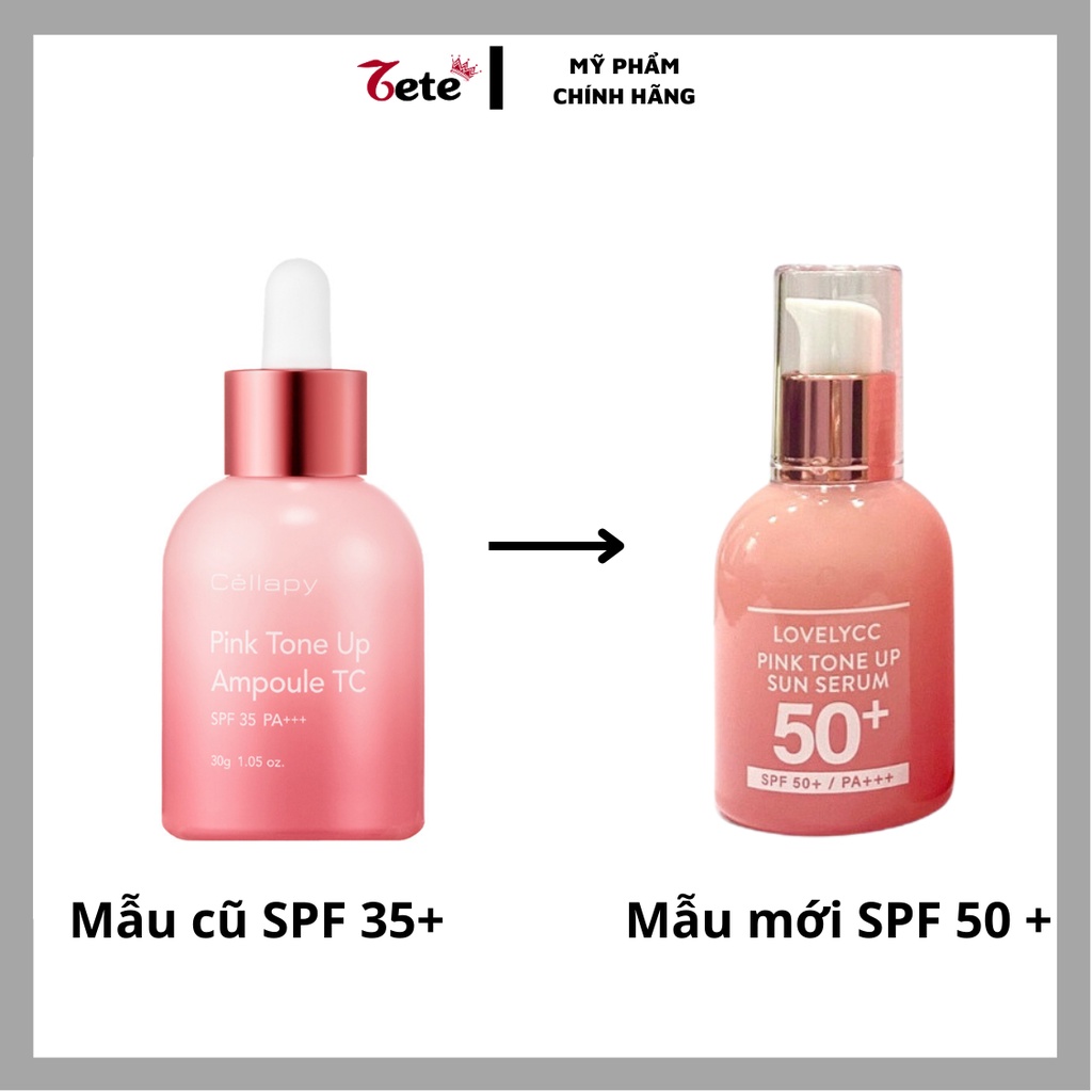 Dưỡng trắng hồng, Serum Cellapy Pink Tone Up Ampoule SPF35+ PA++++