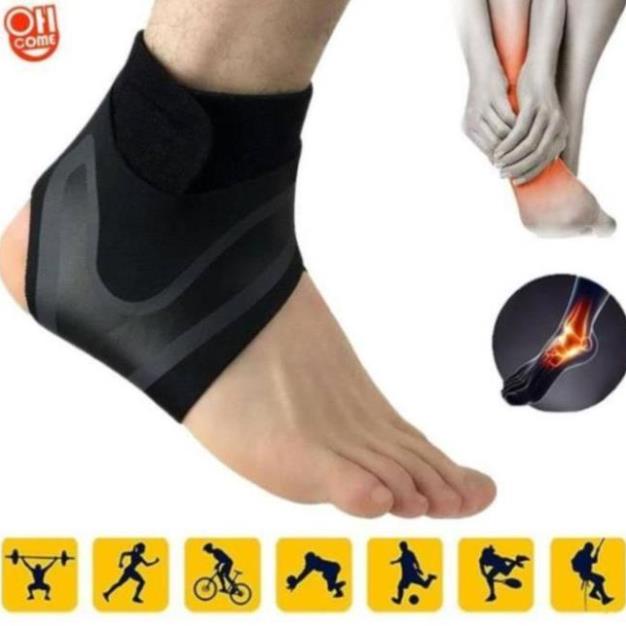 ĐAI BẢO VỆ CỔ CHÂN - Băng cổ chân đá bóng - Đai Bảo Vệ Cổ Chân Khí Đá Bóng