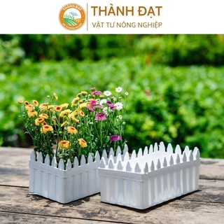 Chậu hàng rào trồng hoa cây cảnh đủ size
