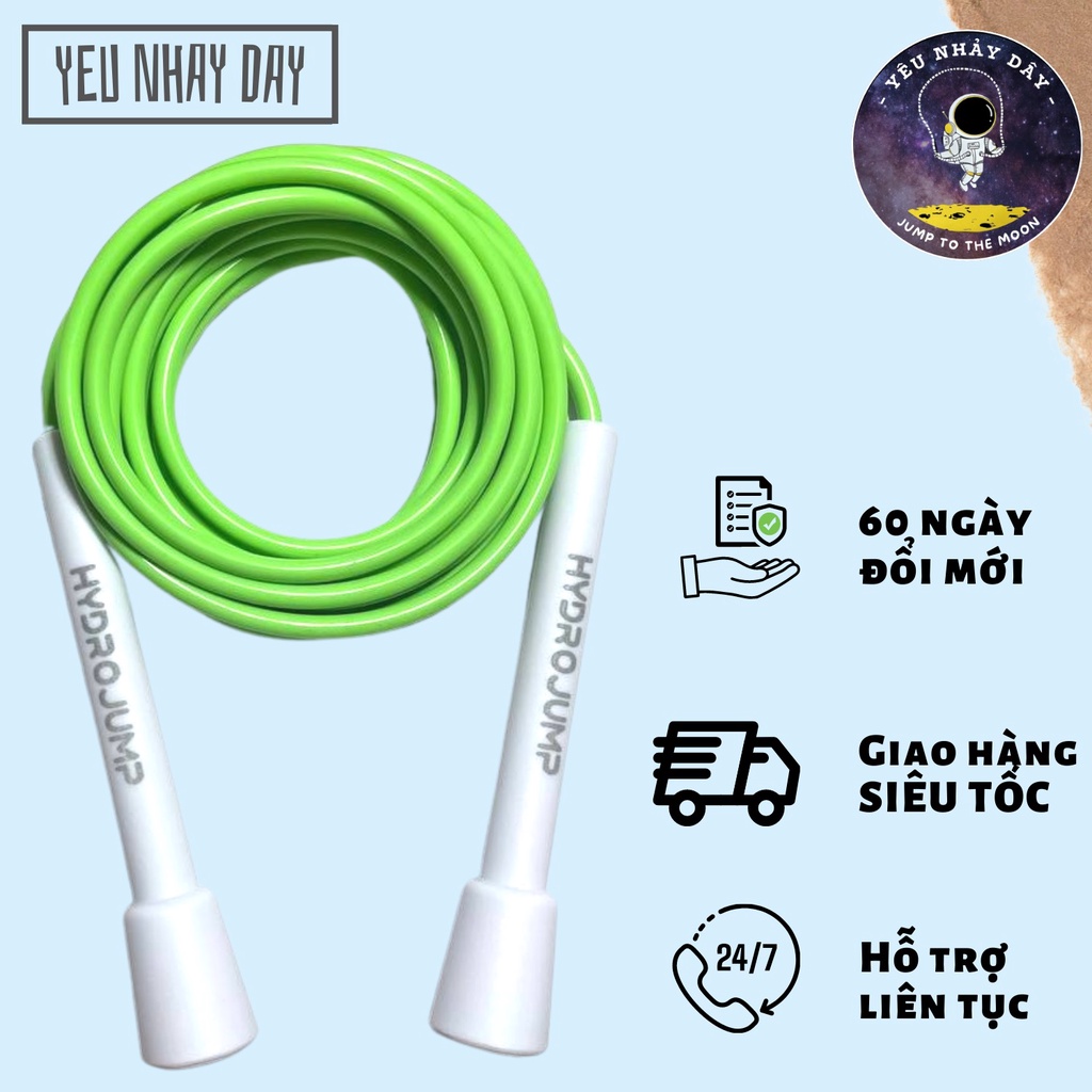 Dây nhảy pvc tốc độ, day nhay thể lực, nhảy dây hỗ trợ giảm cân, day nhay cardio đốt mỡ HydroJump