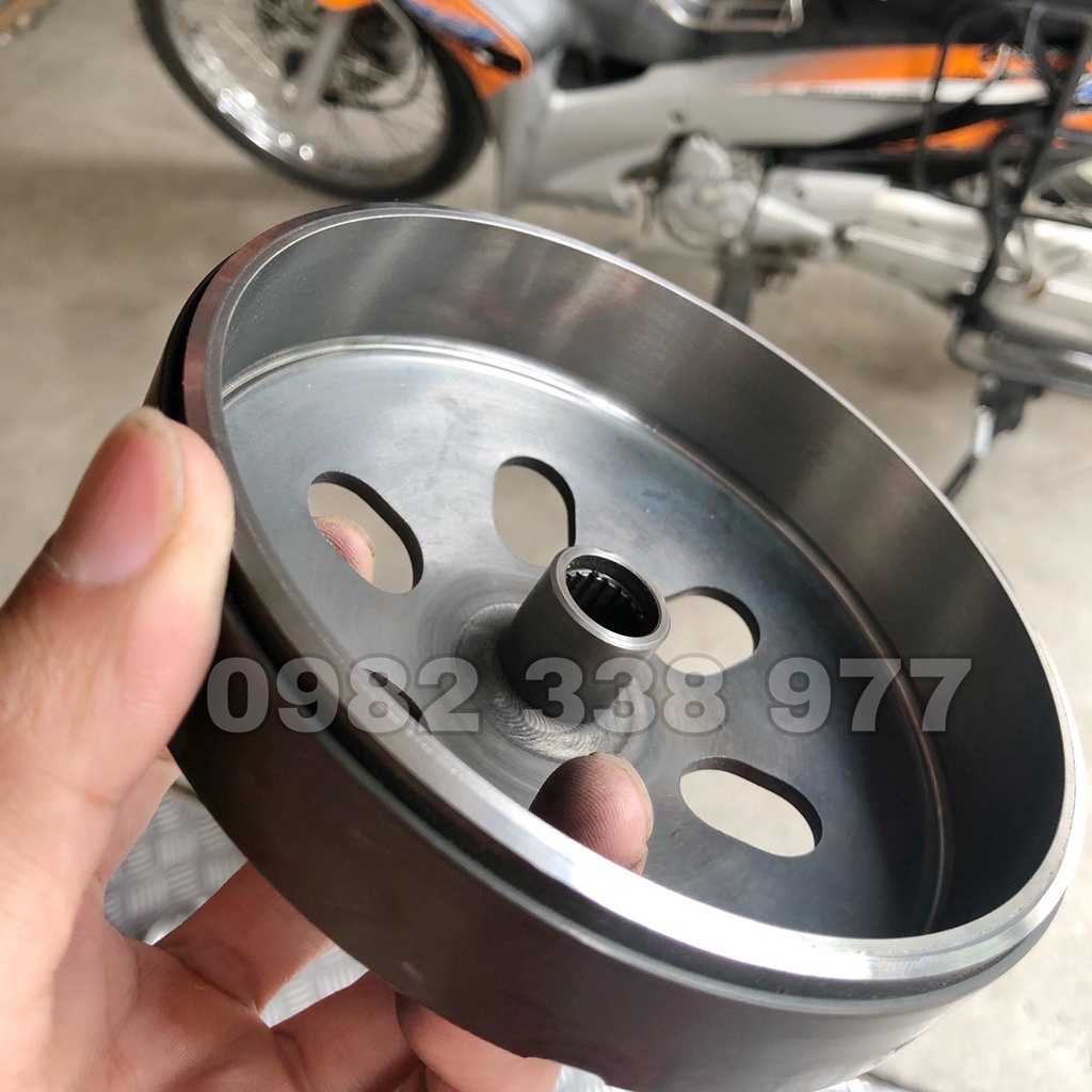Chuông nồi côn sau đóng sơ mi gang chống rung ga đầu cho xe ga honda airblade, lead,vairo,click,pcx,sh,sh mode,scr