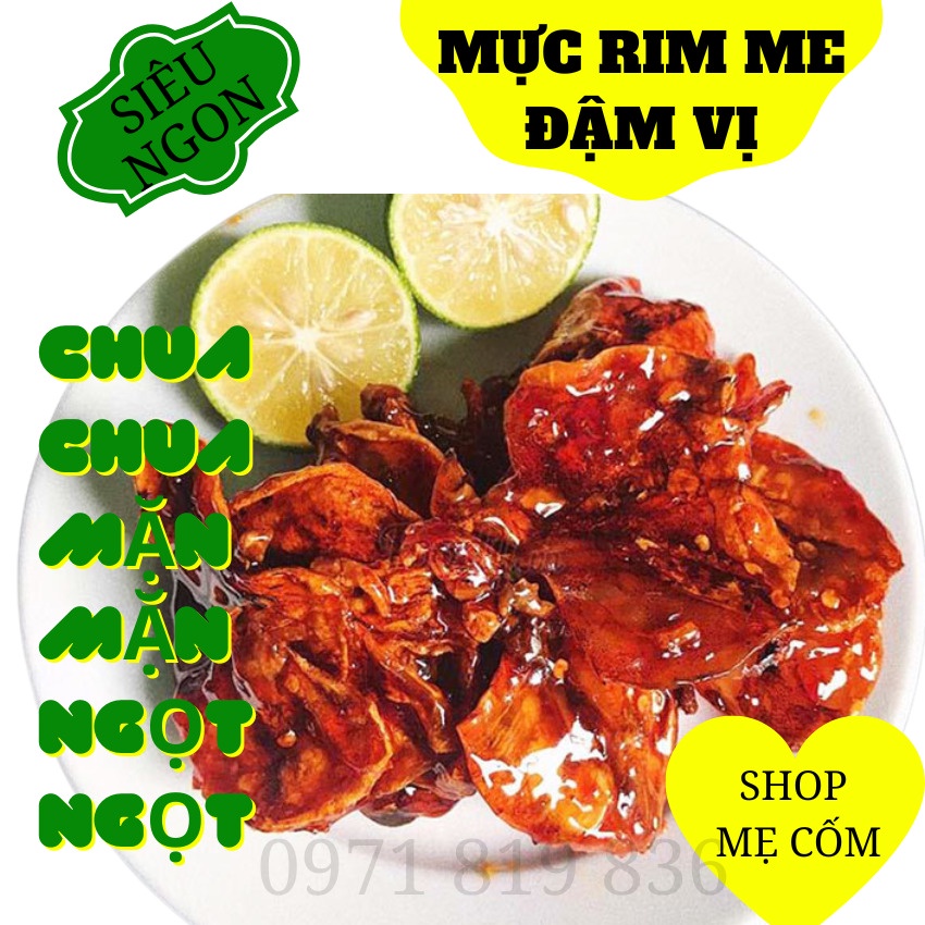 (250gr) Mực Rim Me Chua Mặn Ngọt Cực Ngon Shop Mẹ Cốm