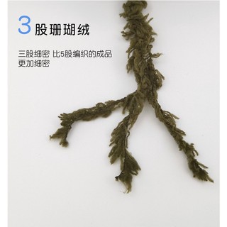 Len bông xù cuộn sợi to cuộn 100gr