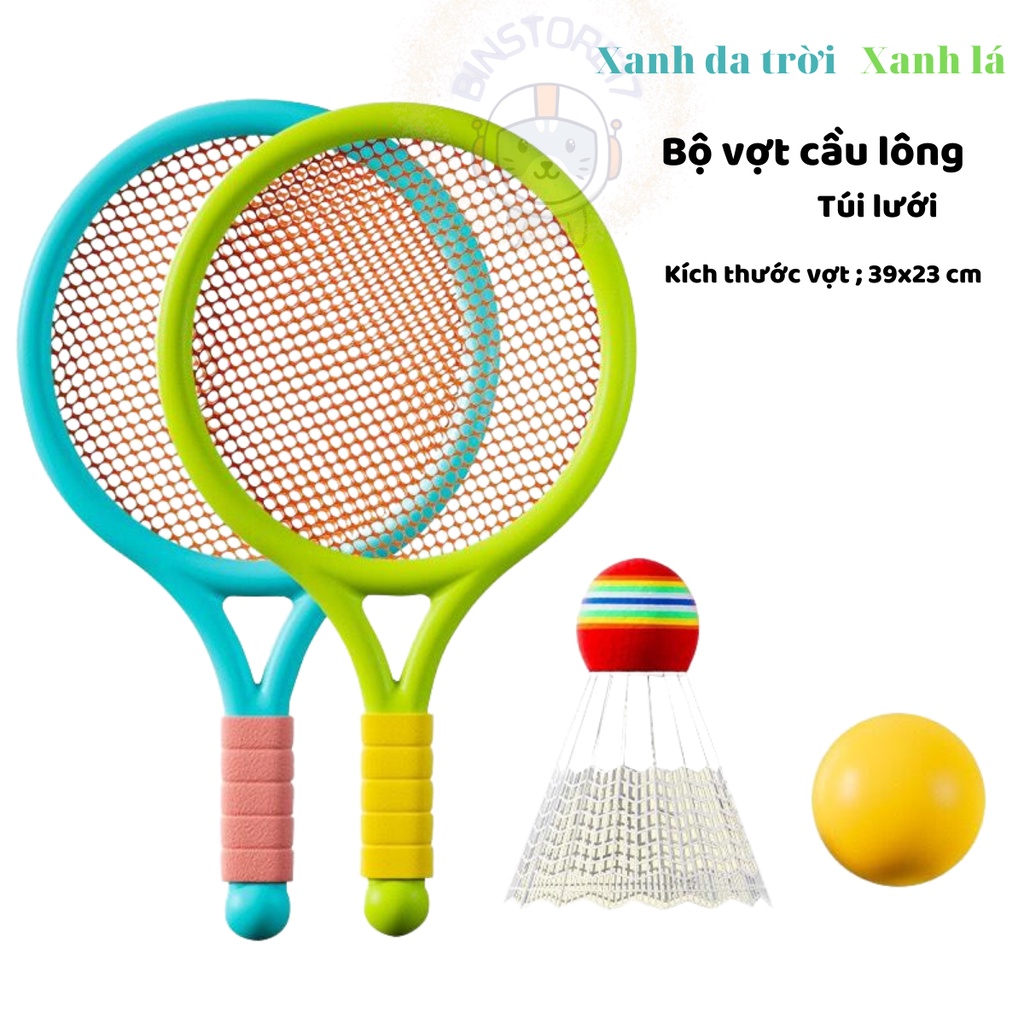 Bộ Vợt Đánh Cầu Lông Tennis Cho Trẻ Em Nhiều Màu Sắc