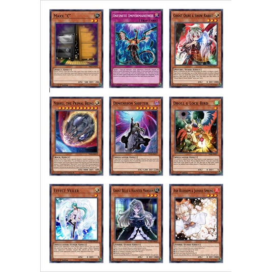 Bài YuGiOh - Bộ 9 lá bài HandTrap -  Card Game VN Giá Rẻ