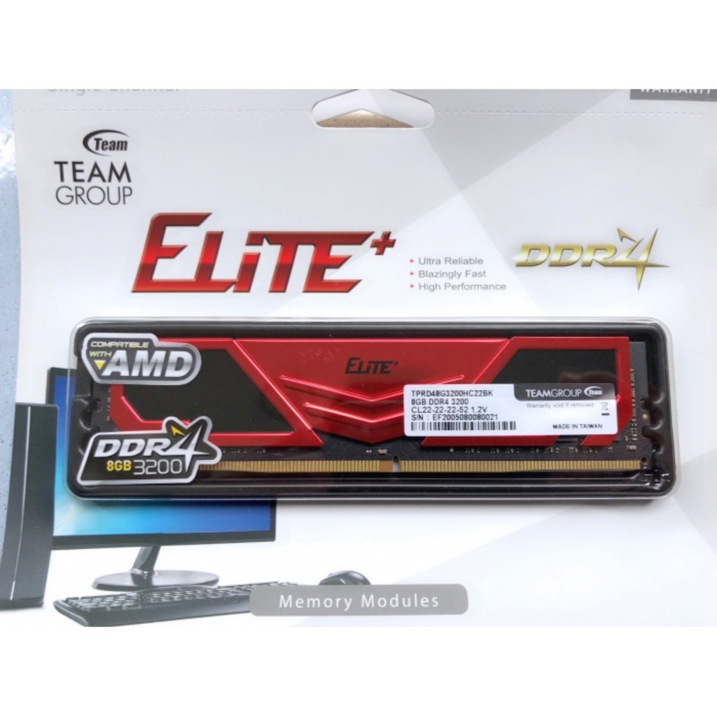 Ram máy tính TeamGroup Elite Plus 8Gb / 16Gb DDR4 3200 - Hàng chính hãng | BigBuy360 - bigbuy360.vn