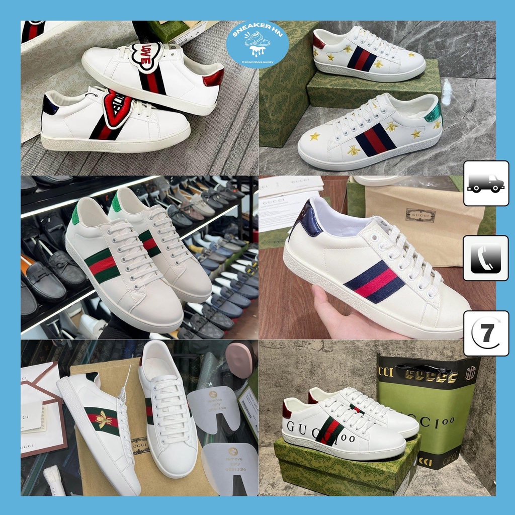 Giày Gucci - Giày Sneaker Nam Nữ Cao Cấp Full Size