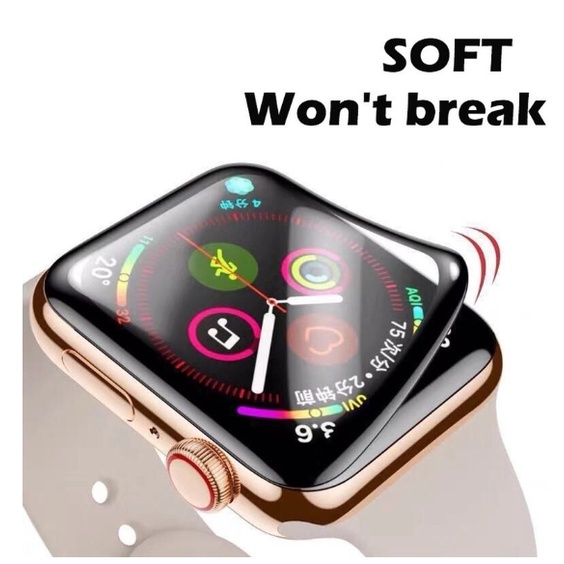 Cường lực 99D full dẻo cho đồng hồ Series 1/2/3/4/5/6/7/8/SE size 38/40/41/42/44/45 mm AW214