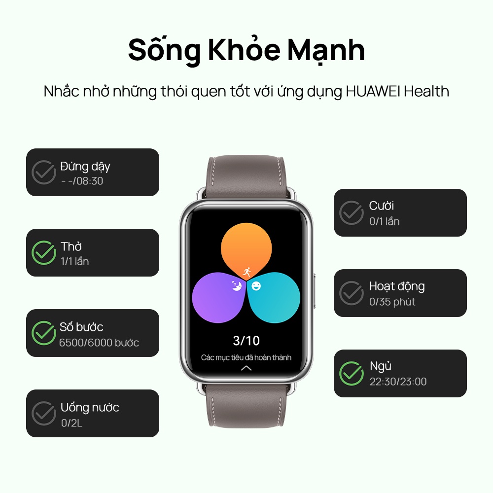 Đồng Hồ Thông Minh HUAWEI WATCH FIT 2 | Màn hình FullView 1.74” | Gọi thoại Bluetooth - Hàng Chính Hãng