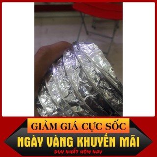 Phi 100mm (Lắp vừa ống 90)-Ống bạc thông gió, máy hút mùi dài 1m - 8m