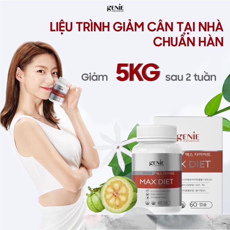 Giảm Cân Max Diet Tách Lẻ 30 viên Cam Kết Giảm 2-6kg