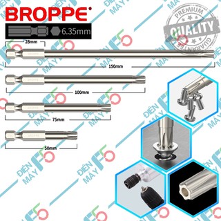 DMF5 Bán Lẻ mũi vặn vít hoa thị 6 cánh có lỗ chuôi lục giác