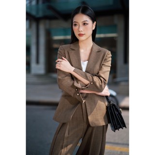 Áo vest nữ cao cấp spearl, áo vest nữ blazer - 22hf6816229